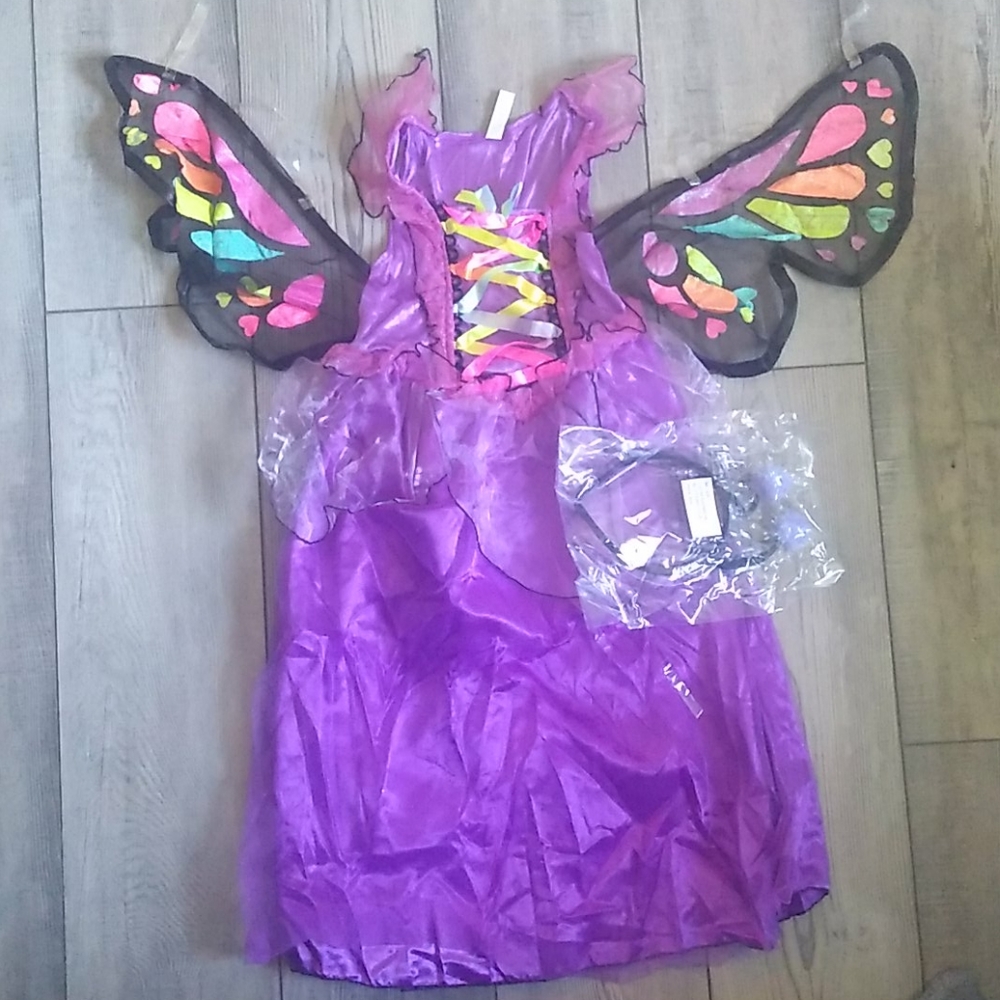 Rainbow butterfly costume